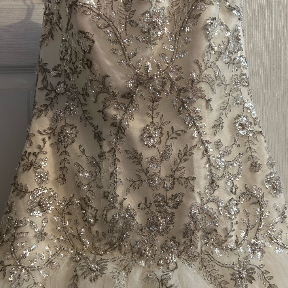 Elegant Silver Embellished Dress, BRAND NEW WITH TAGS!